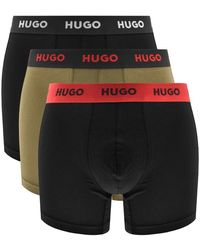 HUGO - 3 Pack Boxer Shorts - Lyst