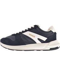 HUGO - Go3 Trainers Dark - Lyst