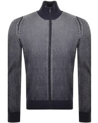 hugo boss sweatshirt black and white