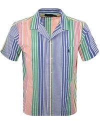 Ralph Lauren - Wrinkled Stripe Shirt - Lyst