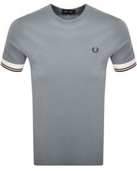 Fred Perry - Twin Tipped Cuff T Shirt - Lyst