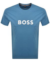 BOSS BUSINESS - Boss Beachwear Logo T Shirt - Lyst