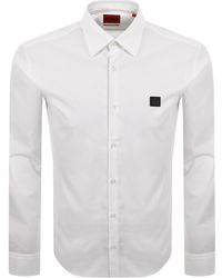 HUGO - Long Sleeved Ermo Shirt - Lyst