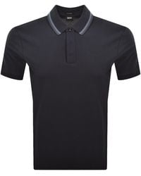BOSS BUSINESS - Boss Parris 18 Polo T Shirt Dark - Lyst