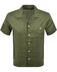 Ralph Lauren - Linen Short Sleeve Shirt - Lyst