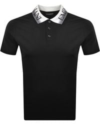 Armani - Emporio Ombre Collar Polo T Shirt - Lyst