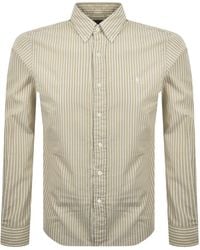 Ralph Lauren - Long Sleeve Striped Shirt - Lyst
