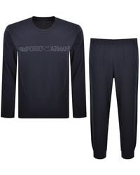 Armani - Emporio Pyjama Loungewear Set - Lyst