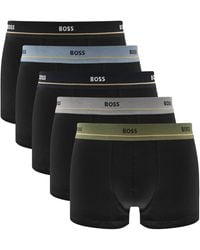 BOSS BUSINESS - Boss Underwear 5 Pack Boxer Trunks - Lyst