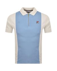 Fila - Fila Pierro Cut And Sew Polo T Shirt - Lyst