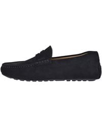 BOSS BUSINESS - Boss Noel Moccasin Shoes Dark - Lyst