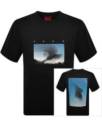 HUGO - Dorizon Crew Neck T Shirt - Lyst