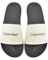 Calvin Klein - Monobrand Sliders - Lyst