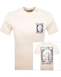 Replay - Logo T Shirt - Lyst