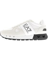 EA7 - Emporio Armani Logo Trainers - Lyst