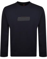 BOSS - Boss We Logotape Sweatshirt - Lyst