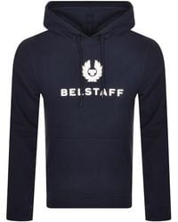 Belstaff - Signature Logo Hoodie - Lyst