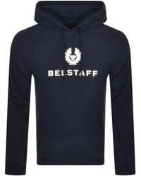 Belstaff - Signature Logo Hoodie - Lyst