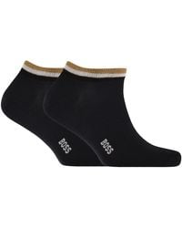 BOSS BUSINESS - Boss 2 Pack Iconic Stripe Ankle Socks - Lyst