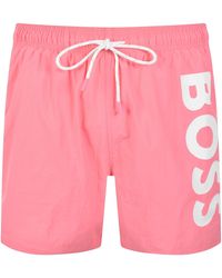 BOSS BUSINESS - Boss Octopus Swim Shorts - Lyst