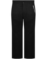 Moschino - Cotton Gabardine Trousers - Lyst