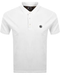 Pretty Green - Paisley Placket Polo T Shirt - Lyst