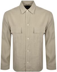 BOSS BUSINESS - Boss Cai Linen Blend Shirt - Lyst