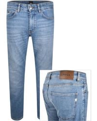 BOSS BUSINESS - Boss Delaware Slim Fit Jeans Light Wash - Lyst