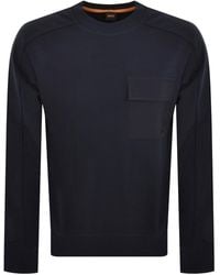 BOSS - Boss Pocket Cargo Sweatshirt - Lyst