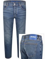 HUGO - Brody Tapered Jeans Medium - Lyst