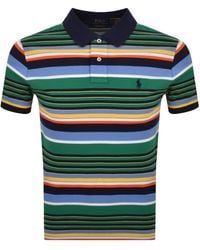 Ralph Lauren - Billiard Stripe Polo T Shirt - Lyst