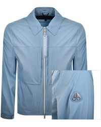 Moose Knuckles - Waverly Overshirt Sea - Lyst