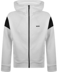 BOSS - Boss Union Saggy Full Zip Hoodie - Lyst