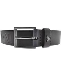 Armani - Emporio Leather Belt - Lyst