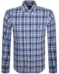 Ralph Lauren - Custom Fit Long Sleeve Shirt - Lyst