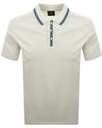 Paul Smith - Tipped Polo T Shirt - Lyst