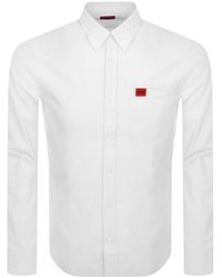 HUGO - Long Sleeved Evito Shirt - Lyst