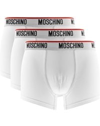 Moschino - Underwear Three Pack Trunks - Lyst