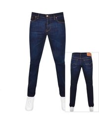 DIESEL D Mihtry Straight Fit Jeans Dark Wash - Blue