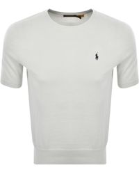 Ralph Lauren - Short Sleeve Knit Jumper - Lyst