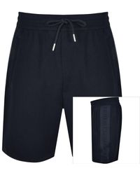 Armani Exchange - Logo Tape Jersey Shorts - Lyst