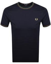 Fred Perry - Twin Tipped T Shirt - Lyst
