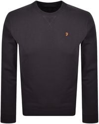 Farah - Farah Tim New Crew Neck Sweatshirt - Lyst