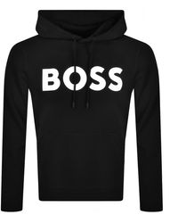 BOSS - Boss We Basic Logo Hoodie - Lyst