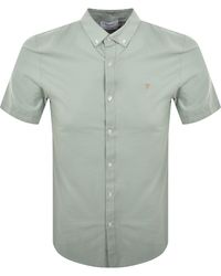 Farah - Farah Brewer Slim Short Sleeve Shirt - Lyst