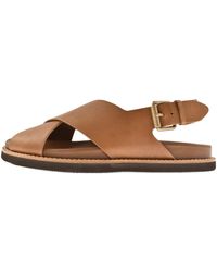 Ralph Lauren - Zane Leather Sandals - Lyst