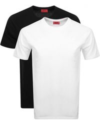 HUGO - 2 Pack Crew Neck T Shirts - Lyst