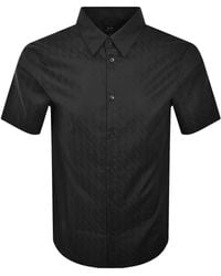 ARMANI EXCHANGE - Short Sleeve Shirt - Lyst