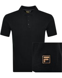 Fila - Drop Needle Knit Polo T Shirt - Lyst