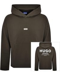 HUGO - Nazardo Hoodie Dark - Lyst